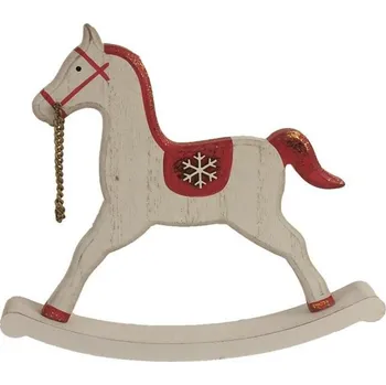 Vánoční dekorace Dekorační koník D3335-08