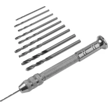 Vrtačka Malá ruční vrtačka s 10 vrtáky