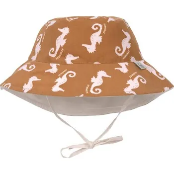 Kojenecká čepice Lässig Splash Sun Protection Bucket Hat seahorse caramel - 3-6m