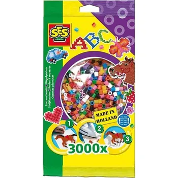 kreativní sada Zažehl.korálky, pestré barvy 3000