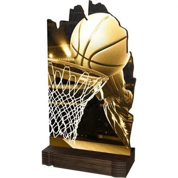 Poháry Bauer Dřevěná plaketa WPLAR02M02 | Basketball