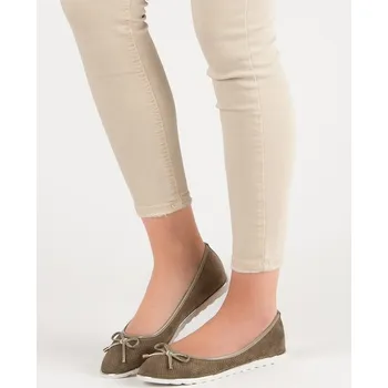 Dámské baleríny Zelené baleríny - 40