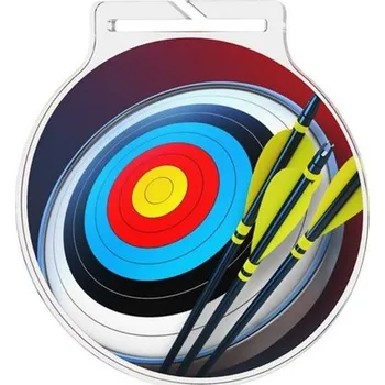 Poháry Bauer Akrylátová medaile MDA60M13 | Lukostřelba