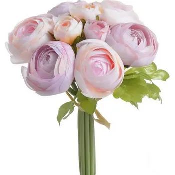 umělá květina Ranunculus pryskyřník svazek - baby pink
