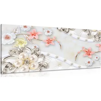 Obraz Dovido Obraz luxusní květinové šperky