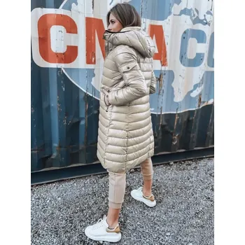 Dámský kabát Dámský kabát DSTREET TY5523 BÉŽOVÁ XL