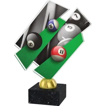 Poháry Bauer Akrylátová trofej ACZM16 | Billiard