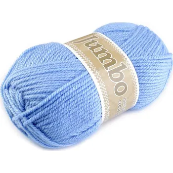 Příze JUMBO Pletací příze 100g - 14 (912) modrá světlá