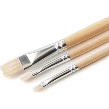 kreativní sada Royal Talens Art Creation ploché stětce z prasečích štětin 3 ks