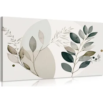 Obraz Dovido Obraz boho rostlinky v kruhu