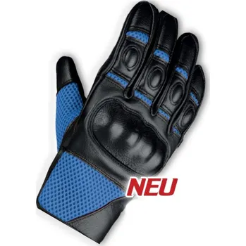 Moto rukavice NERVE Rukavice na motorku New Sporty Blue - Velikost 2XL