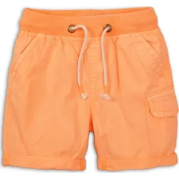 Kraťasy chlapecké bavlněné, Minoti, 1PSHORT 8, oranžová - 86/92 | 18-24m
