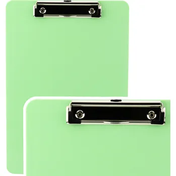LEAN Plastová Desková Podložka s Klipem a Měřítkem A4 Zelená
