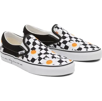 Pánské tenisky tenisky VANS UA CLASSIC SLIP-ON (LOVE ME/ LOVE ME NOT), DAISY/TRUE WHITE - 43