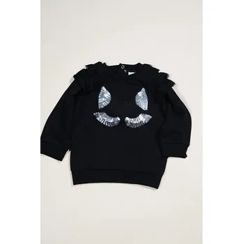 Dívčí tričko tričko dívčí s flitry, Sobe, 15KKCSSRT566, antracit - 110 | 5let