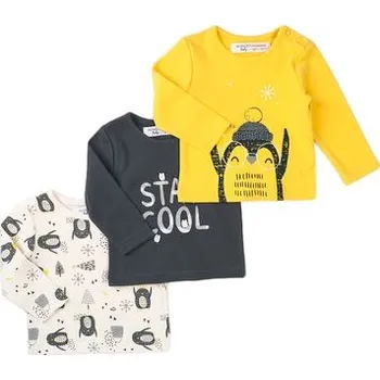 Tričko kojenecké 3pack, Minoti, Hug 8, kluk - 56/62 | 0-3m