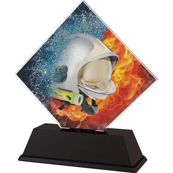 Poháry Bauer Akrylátová trofej ACSQM6 | Hasiči