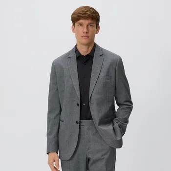 Pánské sako Reserved - Sako slim fit s viskózou - černý - YV848-99M - YV848-99M-48