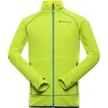 Pánská rychleschnoucí mikina ALPINE PRO ONNEC velikost XXL anthracite (lime green tp)