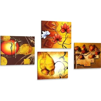 Obraz Dovido Set obrazů v etno stylu