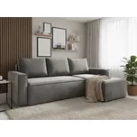 Světle šedá rozkládací rohová pohovka CAVELO, oboustranná