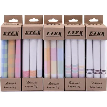 Látkový kapesník Dámský kapesník / dárková krabička - mix náhodných variant