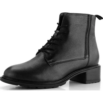 Dámské kozačky Ara šněrovací kotník na podpatku Parker Black 12-26113-01 - 38 | P679549