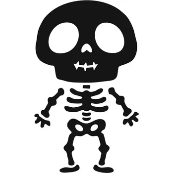 samolepka Samolepka Kostlivec