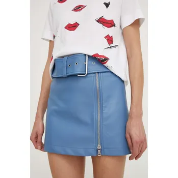 Dámská sukně Sukně Sisley mini 4WBDL001X modrá 55X, vel. 34