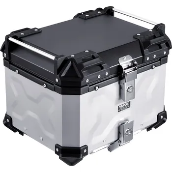 Auto-moto Vevor Univerzální hliníkový topbox na motorku 45L, vodotěsný, s zámkem