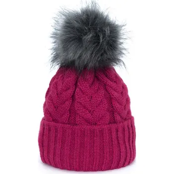 Pokrývka hlavy Červená čepice s bambulí