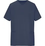 James & Nicholson (Daiber) Pánská strečová zdravotnická halena JN3104 - Tmavě modrá | 2XL