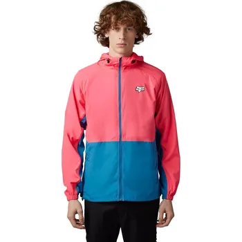 Cyklistická bunda Pánská bunda FOX Title Sponsor Windbreaker Pink - XL