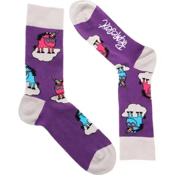 Pánské ponožky Dlouhé ponožky GRAPHIX TOMS UNICORN - 43 - 46
