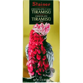 Čokoláda Stainer čokoláda mléčná 41% tiramisu 50g
