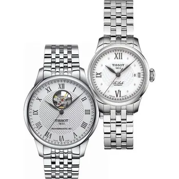 SET Tissot Le Locle Automatic T006.407.11.033.02 a T41.1.183.16 + 5 let záruka a dárek ZDARMA