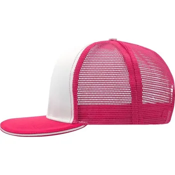 Kšiltovka Myrtle Beach (Daiber) Kšiltovka s rovným kšiltem MB6635 - Bílá / purpurová