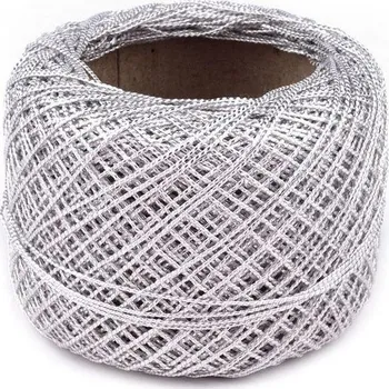 Vánoční dekorace Brilantový motouz Ø0,5 mm - 3 stříbrná