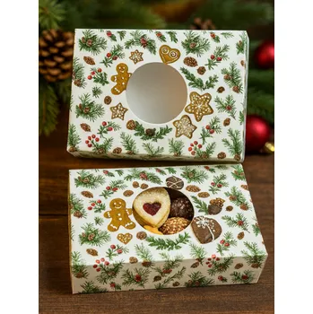 Krabice na pečivo Dárková krabička na cukroví CBOX-141