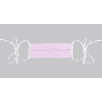 rouška Ústní rouška bavlněná na zavazování fialová dvouvrstvá