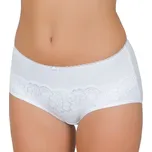Dámské briefs kalhotky 54/9-101 krajka - bílá - L