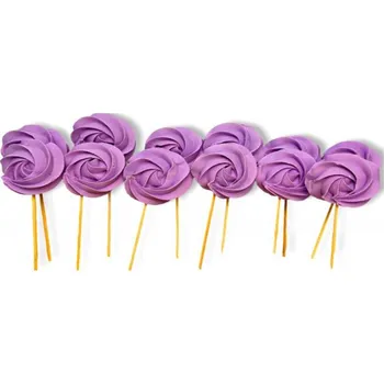 Přisada na vaření a pečení Cukrová lízátka fialová 12ks - I LOVE CAKES