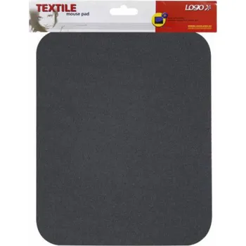 Měkká podložka pod myš s logem, černá (50150)