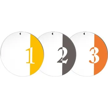 Poháry Bauer Akrylátová medaile MDA0005 | Čísla