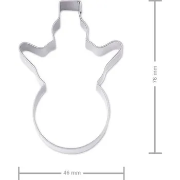 Dámské ponožky Vykrajovátko sněhulák 46×76mm