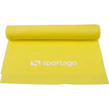 Gumový expandér Sportago Band Light 120 cm, žlutý