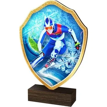 Poháry Bauer Dřevěná plaketa TFRW421 | Sjezdové lyžování