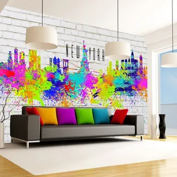 Fototapeta Artgeist Fototapeta barevný New York v abstraktním provedení - Colors of New York