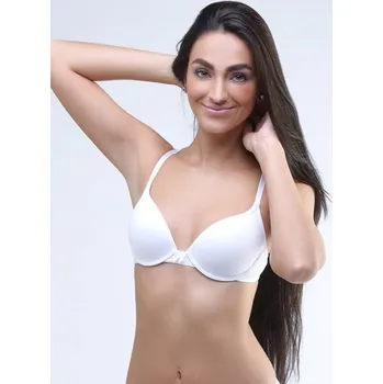 Podprsenka Hladká push-up podprsenka - bílá - 80A