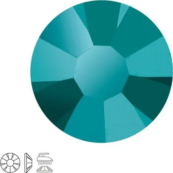 Šperk Preciosa MC nažehlovací šatonová růže MAXIMA SS20 Crystal Blue Flare